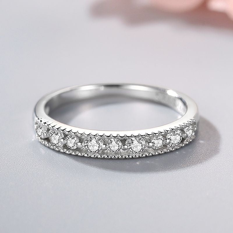 Silver Eternity Promise Ring