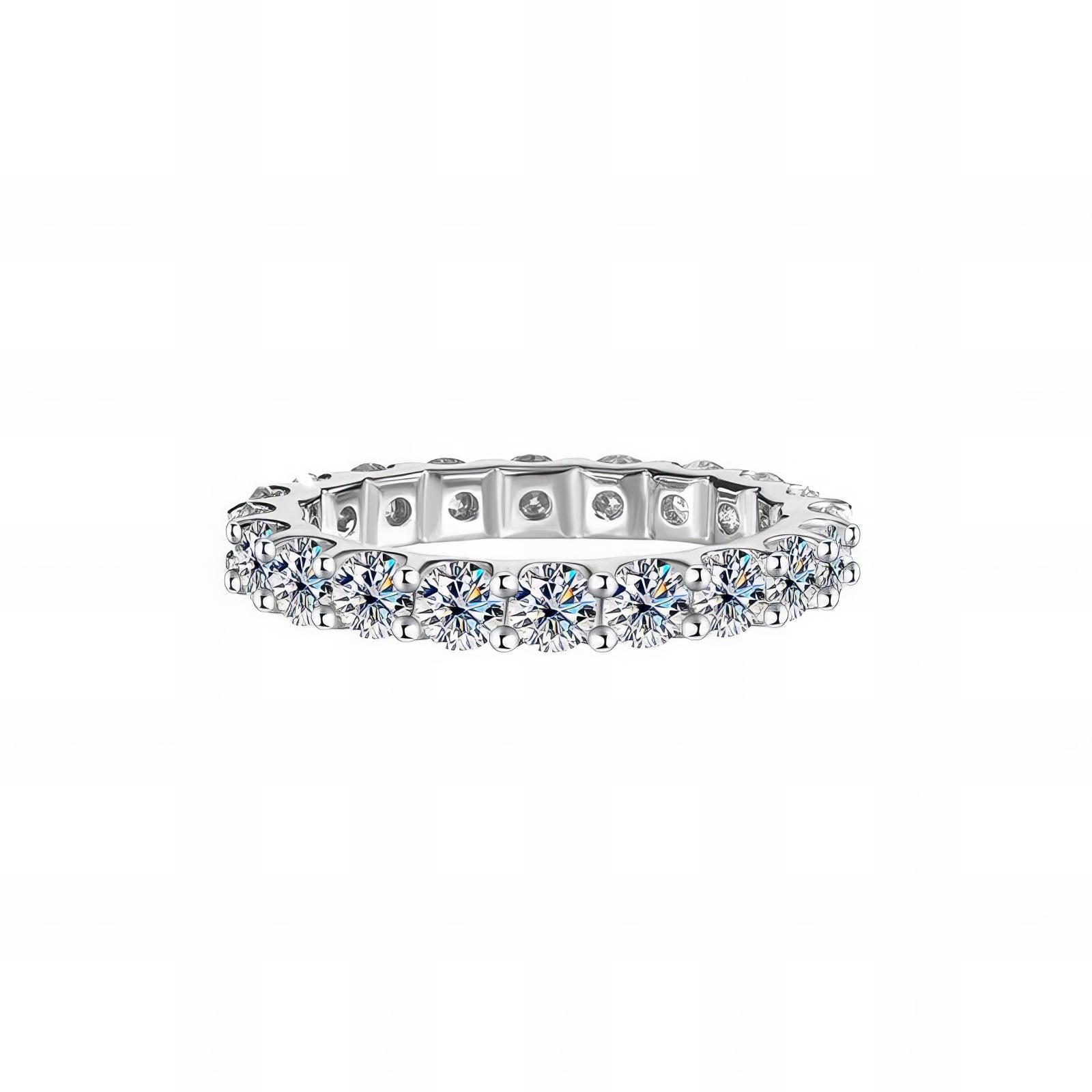 Women Moissanite s925 Sterling Silver Ring