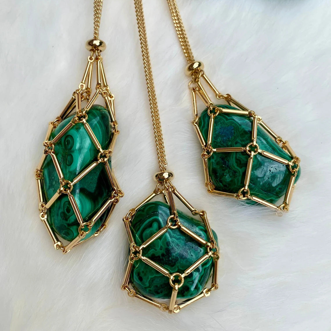 Gemstone Holding Necklace