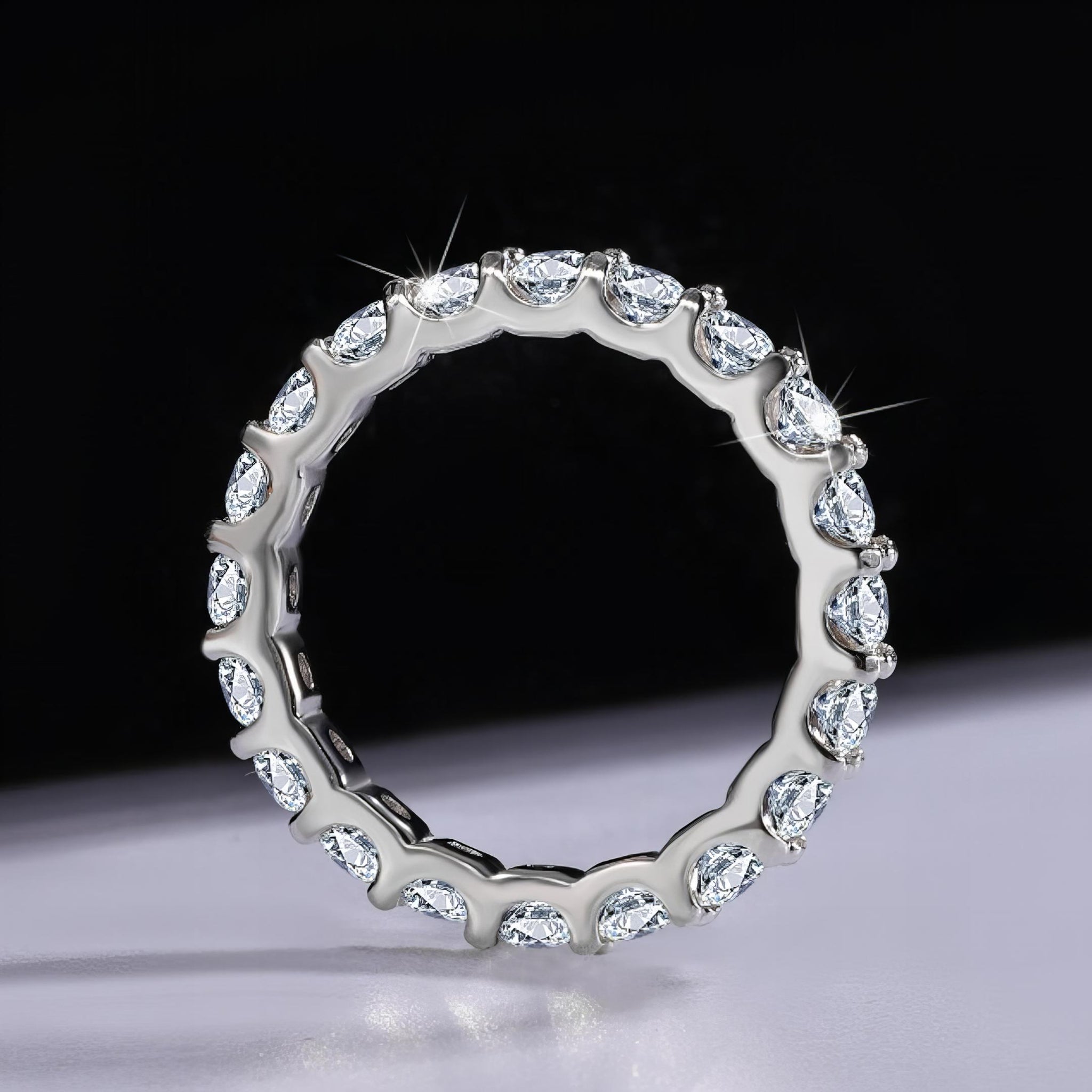 Women Moissanite s925 Sterling Silver Ring