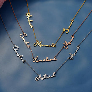 Personalized Names 18K Gold Plated Necklace