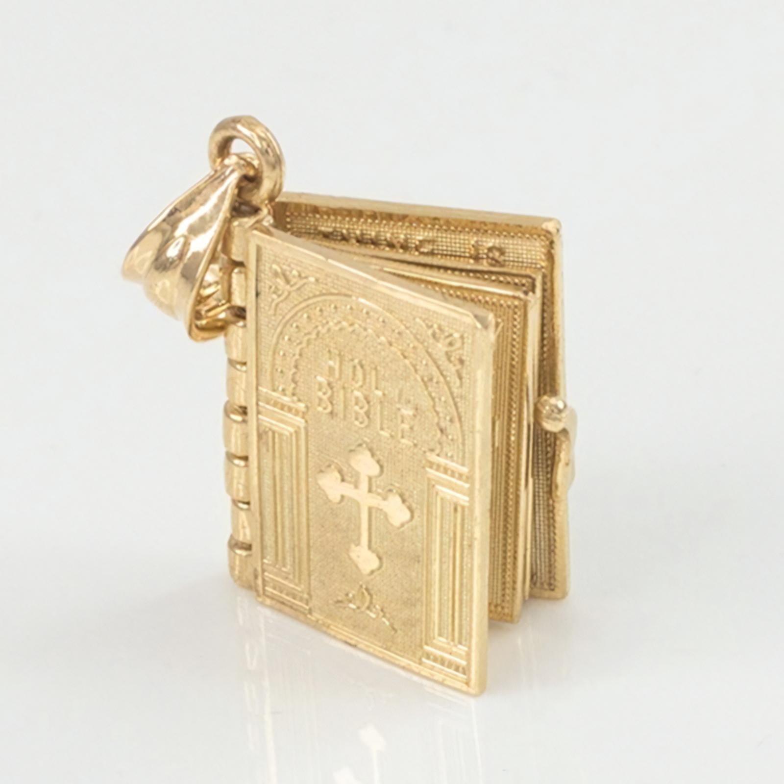 Bible Pendant With Verse Necklace