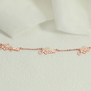 Personalized Names 18K Gold Plated Necklace