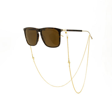 Fashion Travel item Lightning Sunglasses Eyeglass Holder 925 Sterling Silver Glasses Chain Yellow Gold Eyeglass Strap