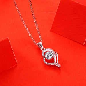 Love You Forever Heart Necklace