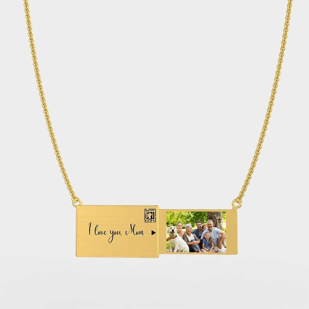 Personalized Envelope Necklace