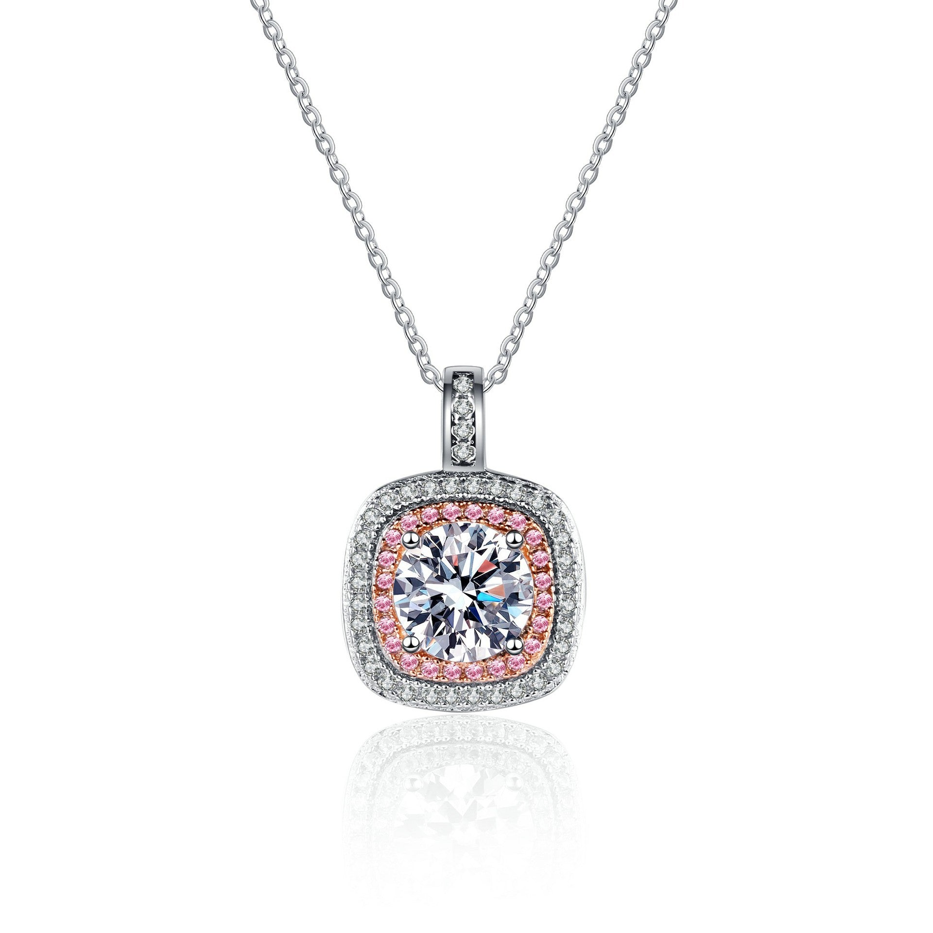 Cherry Blossom Moissanite Necklace - QLbright