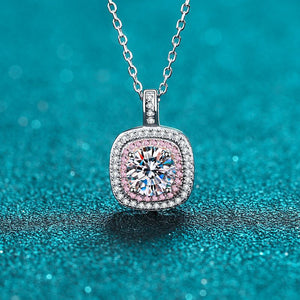 Cherry Blossom Moissanite Necklace - QLbright