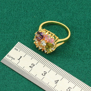 Classic 925 Silver Multicolor Zircon Sets