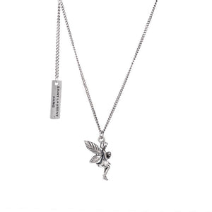 Vintage Guardian Angel 925 Sterling Silver Necklace