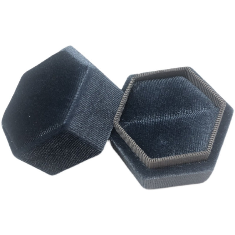 Flocking Cloth Ring Box